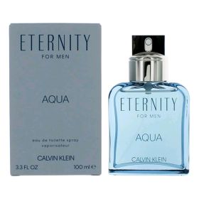 Eternity Aqua by Calvin Klein, 3.4 oz EDT Spray for Men