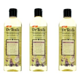 Soothing Lavender Essential Oil, 3 Pack 8.8oz Moisturizing Bath & Body Oil