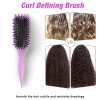 Curl Defining Brush,Boar Bristle Hair Brush Styling Brush for detangling,combing and shaping men and women