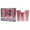 Prestige 4 Woman Delicious by New Brand for Women - 4 Pc Gift Set 3.3oz EDP Spray, 0.5oz EDP Spray, 4.3oz Shower Gel, 4.3oz Body Lotion