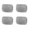 4 Pack Jawline Exerciser for Men Women Jaw Trainer Shaper Sagging Skin Double Chin Reducer with 3 Resistance Levels for Beginners Intermediate Expert
