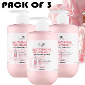 AILKE Whitening Brightening Skin Care Body Lotion, Recommended By Dermatologists, Suitable For African Skin Huge Bottle 500ML (Color: 3 Pack Lotion)