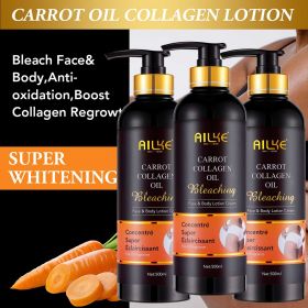 Brightening Body Lotion With Collagen, Carotene, Shea Butter, Moisturizing, Smoothing Increase Skin Radiance, For All Skin Types (Color: 3 Pack Lotion)