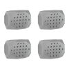 4 Pack Jawline Exerciser for Men Women Jaw Trainer Shaper Sagging Skin Double Chin Reducer with 3 Resistance Levels for Beginners Intermediate Expert